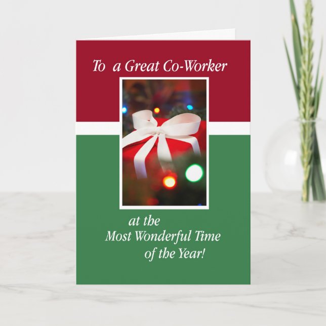Co-Worker Holiday Present (Front)