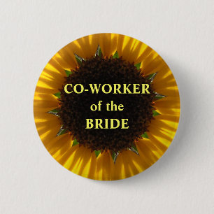 Co Worker Of The Bride 2 Inch Round Button