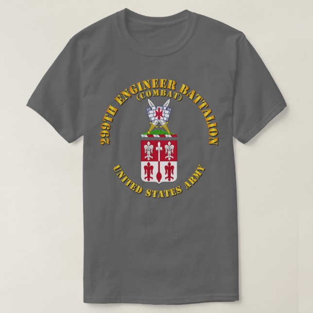 COA 299th Engineer Battalion Combat T-Shirt (Design Front)