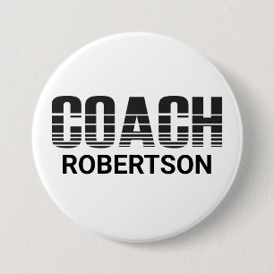 Coach  3 inch round button