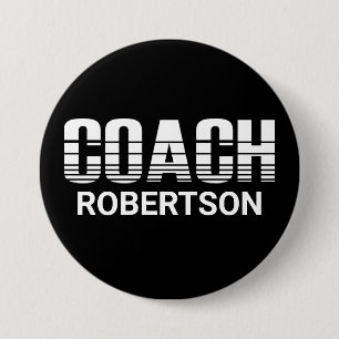 Coach  3 inch round button