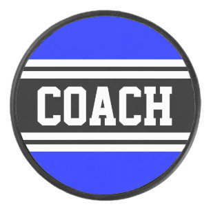 COACH Athlétique Bleu Royal Noir Blanc Rayures