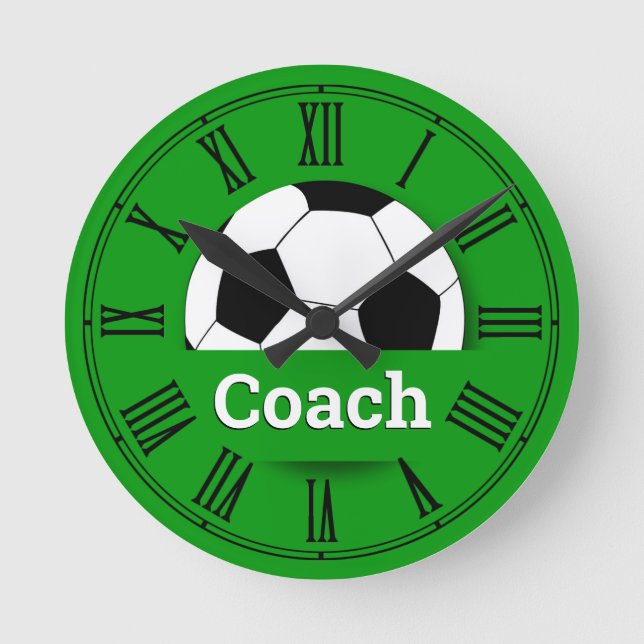 COACH balle de football, horloge de ventilateur de (Recto)
