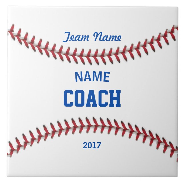Coach Baseball Sport Tile (Front)