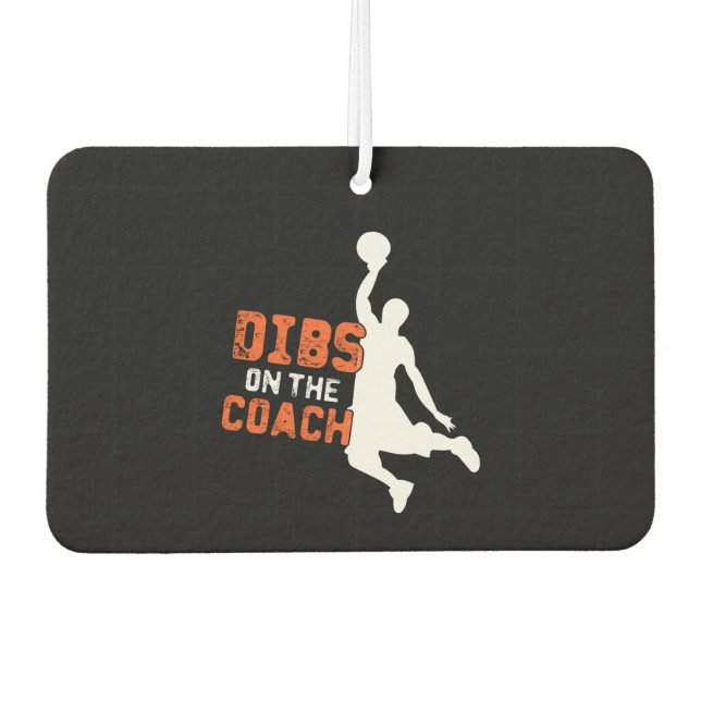 Coach Basketball Air Freshener (Front)