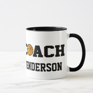 Coach- Basketball - Personalized Mug