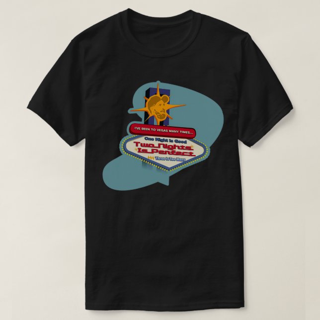 Coach Beard on Vegas T-Shirt (Design Front)