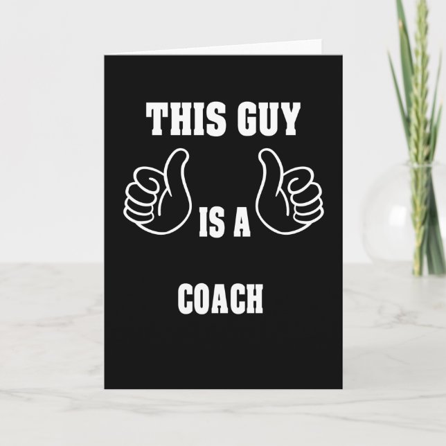 Coach Card (Front)