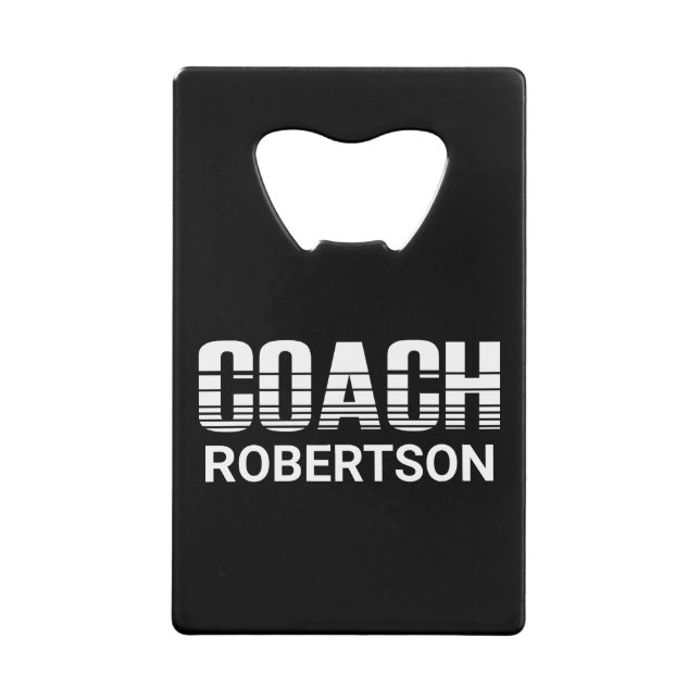 Coach  credit card bottle opener (Front)
