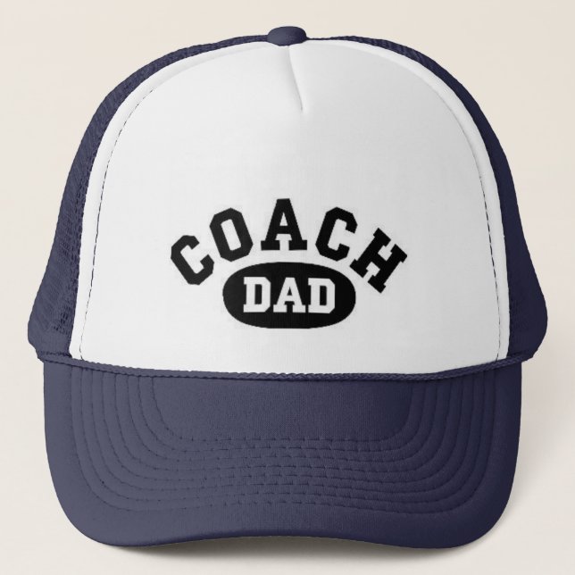 COACH DAD TRUCKER HAT (Front)