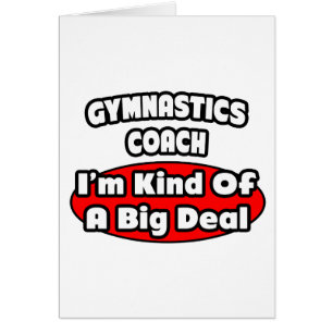 Coach de gymnastique ... Gros accord