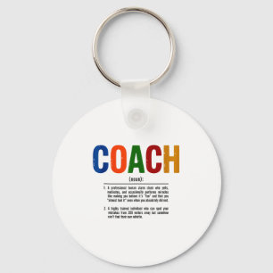 Coach Definition Coaches Gift Team Srts Tank Top  Keychain