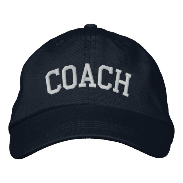 COACH EMBROIDERED HAT (Front)