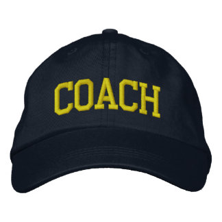 COACH EMBROIDERED HAT