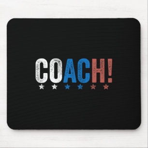 Coach! Harris Walz 2024 Kamala Harris Tim Walz Ele Mouse Pad