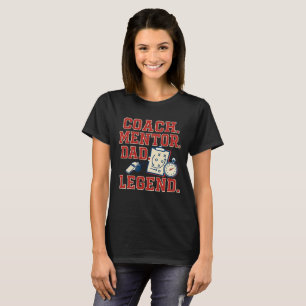 coach mentor dad legend tshirt