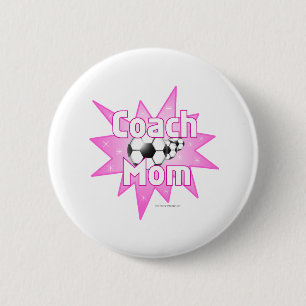 Coach Mom 2 Inch Round Button