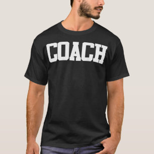 Coach  On Back SoftBall Fun Team Coaching  Gift  T-Shirt