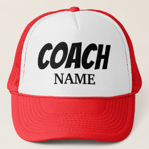 COACH PERSONALIZED TRUCKER HAT