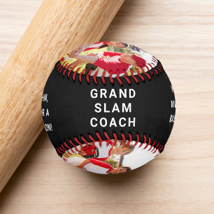 Coach Photo Black Baseball