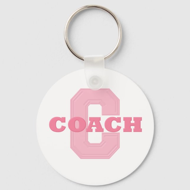 COACH PINK KEYCHAIN (Front)