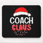 Coach Santa Claus Christmas Matching Costume  Mouse Pad<br><div class="desc">Coach Santa Claus Christmas Matching Costume</div>