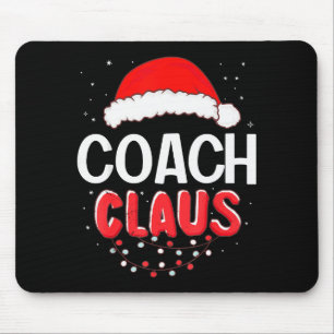 Coach Santa Claus Christmas Matching Costume  Mouse Pad