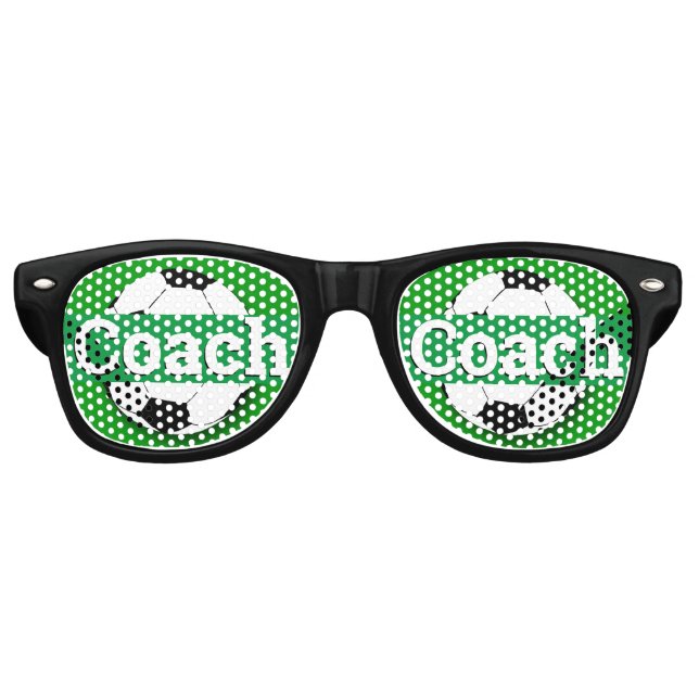 COACH Soccer rétro Shades /Fun Party Lunettes de s (Devant)
