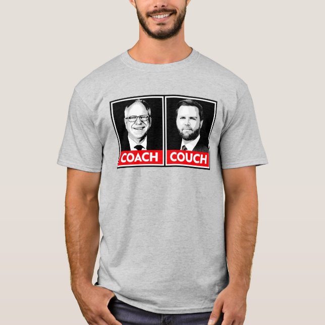 Coach vs Couch T-Shirt (Front)