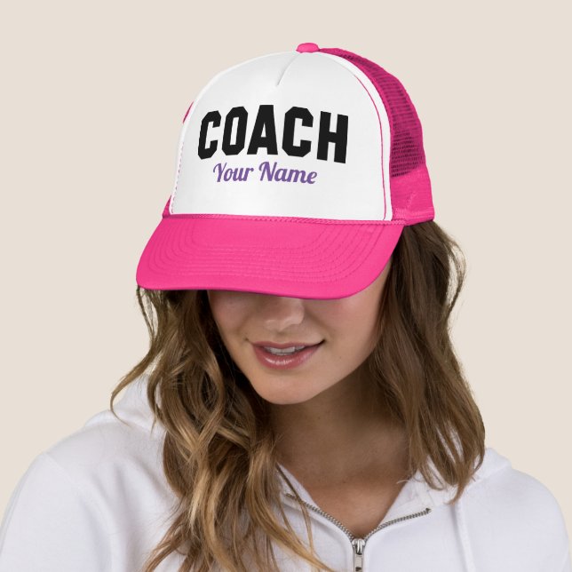 Coach Your Name Trucker Hat (In Situ)