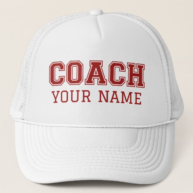 Coach Your Name Trucker Hat (Front)