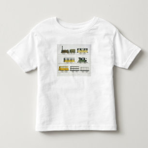 Coaches Employed on the Railway, plate 7 from 'Liv Toddler T-shirt