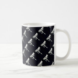 "Coachman Black" Tiled Wet Fly Trout Mug