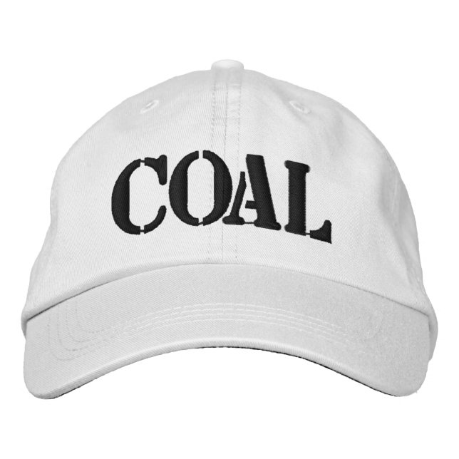 Coal Embroidered Hat (Front)