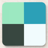 Coal Grey Ivory White Teal Green Aqua Blue