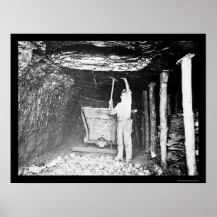 Coal Miner 1910 Poster