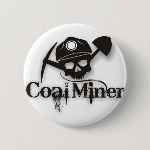 coal miner 2 inch round button