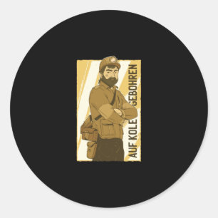 Coal Miner Classic Round Sticker