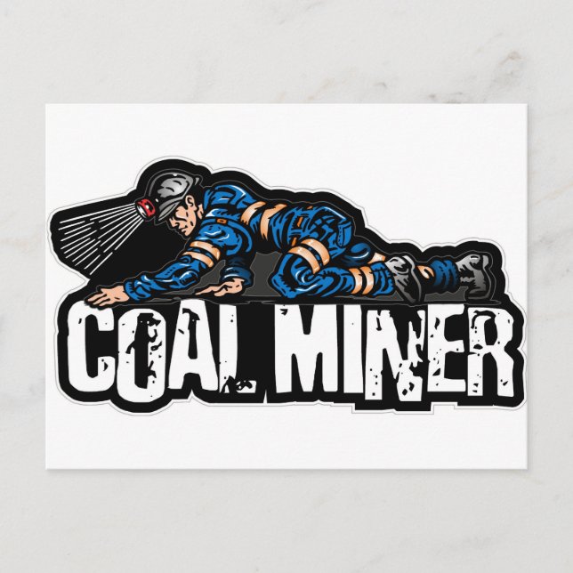 COAL MINER POSTCARD (Front)