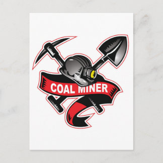 COAL MINER tattoo.jpg Postcard