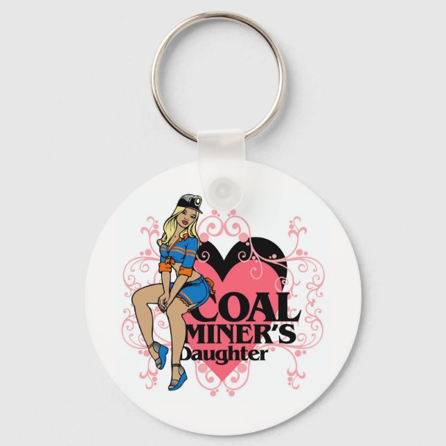 COAL MINER'S DAUGHTER KEYCHAIN (Front)