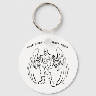 Coal Miner's Guardian Angel Keychain