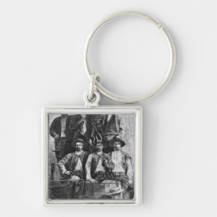 Coal Miners of Le Creusot during the Second Keychain