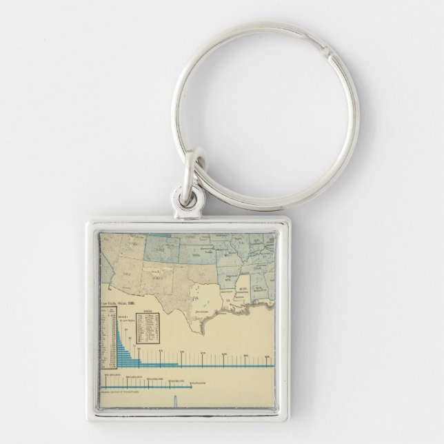Coal mining regions keychain (Front)