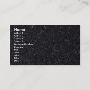 Coal texture business card