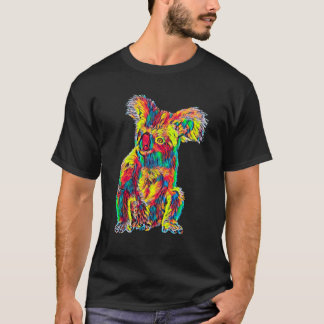 Coala Bear Australia Slow Motion Creature Funny T-Shirt