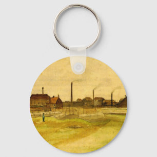 Coalmine in the Borinage by Vincent van Gogh Keychain