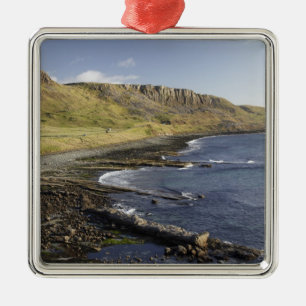 Coast at Duntulm, Isle of Skye, Scotland, United Metal Ornament