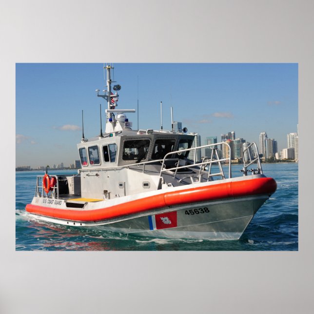Coast Guard 45-Foot Response Boat Poster (Front)