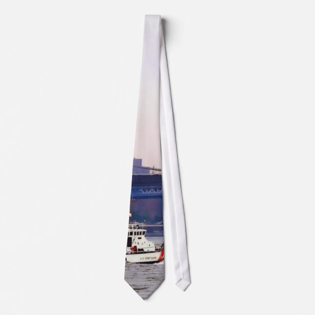 Coast Guard Cutter Near Brooklyn Bridge Tie (Front)
